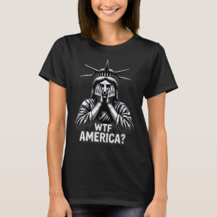 T-shirt Anti-trump Politique Et Démocratie Wtf Amérique 3