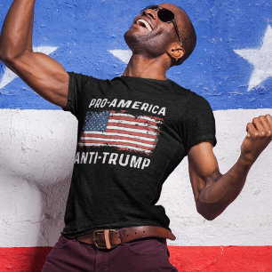 T-shirt Anti-Trump pro-américain