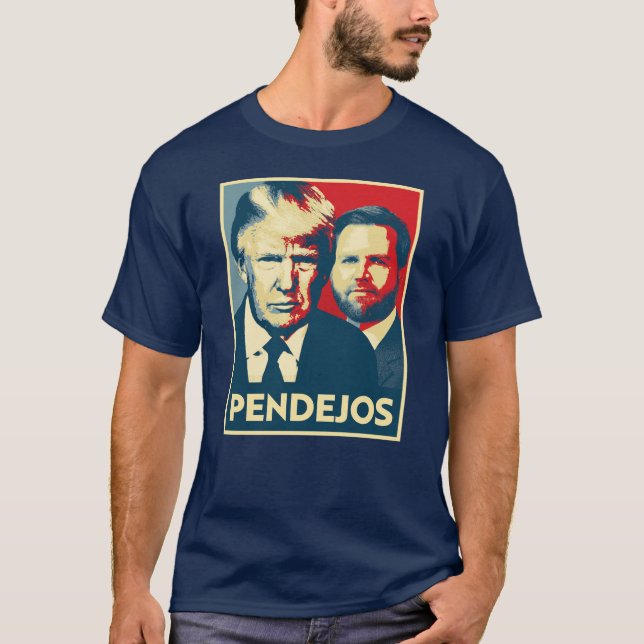 T-shirt Anti Trump Vance - Pendejos (Devant)