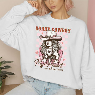 T-shirt Anti Valentine western Cowboy girl Funny Citations