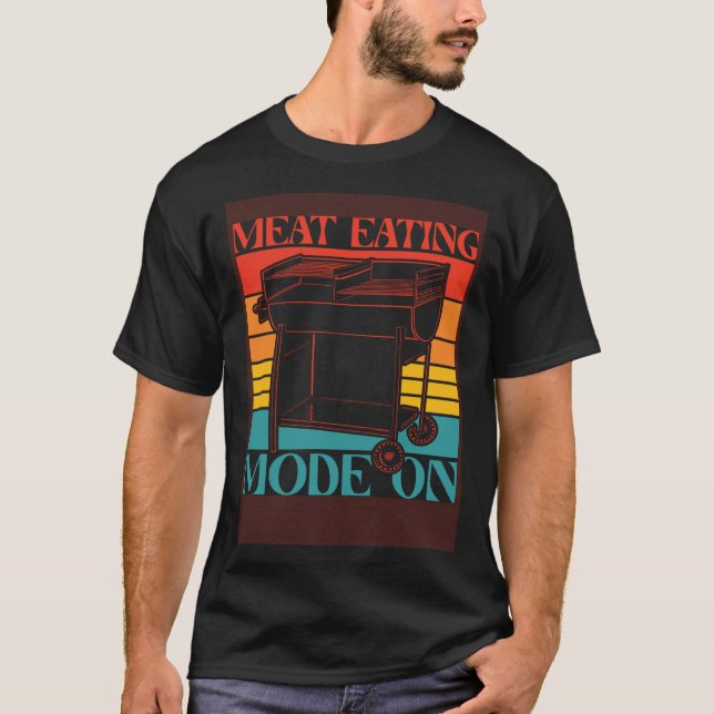 T-shirt Anti Vegan Meat   Saying  2 (Devant)