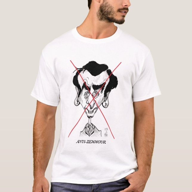 T-shirt Anti-Zemmour (Devant)