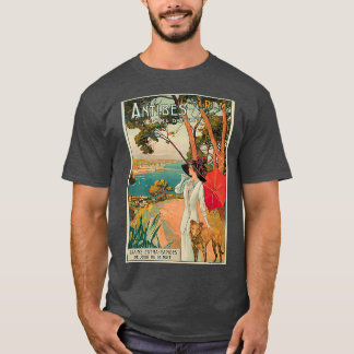 T-shirt Antibes vintage Côte d'Azur ad