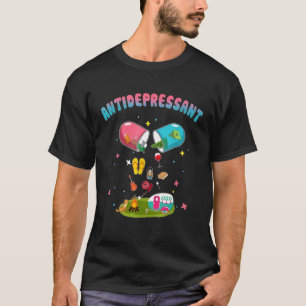 T-shirt Antidépresseur Drôle Antidépresseur Amoureux Campi