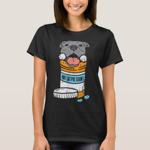 T-shirt Antidépresseur Pitbull Drôle Pitties Amoureux des