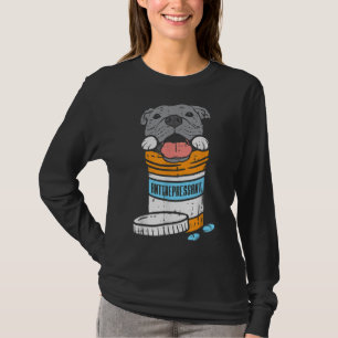 T-shirt Antidépresseur Pitbull Drôle Pitties Amoureux des