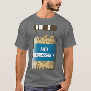 T-shirt Antidépresseurs, Amour Pitbull Sourire, Chien Est
