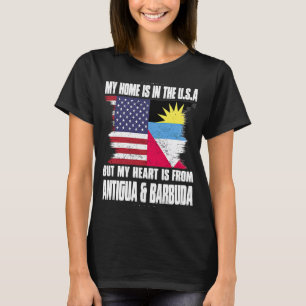 T-shirt Antigua American Patriot Gros Fier Accueil Coeur U
