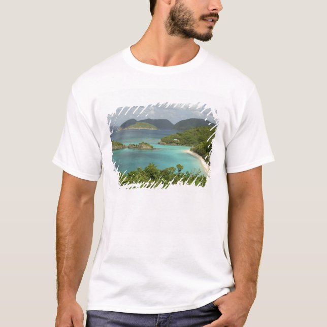 T-shirt Antilles, îles Vierges américaines, St. John, Trun (Devant)