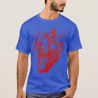T-shirt Antique Anatomie du coeur humain