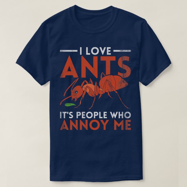 T-shirt Antisocial Ant Keeper (Design devant)