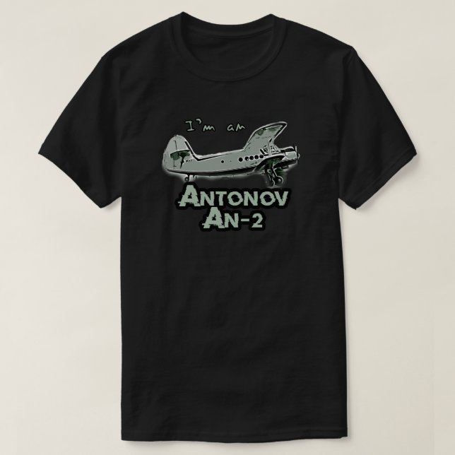 T-shirt Antonov AN-2 Aéronefs Vintages (Design devant)