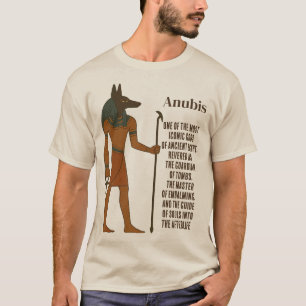 T-shirt Anubis - Histoire de l'Égypte antique