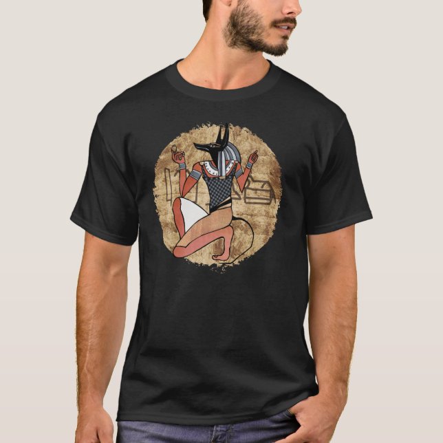 T-shirt Anubis The Guardian Egyptian (Devant)