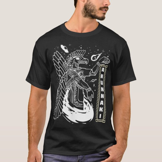T-shirt Anunnaki Sumerian Pour Les Théoristes Des Astronau (Devant)