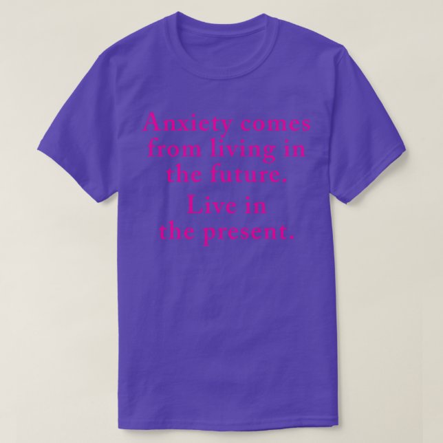T-shirt Anxiété 2 (Design devant)