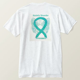T-shirt Anxiété Trouble Sensibilisation Ruban Angel Custom