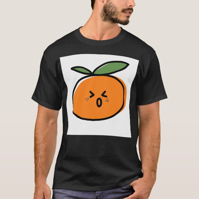 T-shirt Anxious Tangerine (Devant)