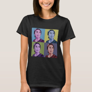T-shirt Aoc Alexandria Ocasio-cortez Première femme Présid
