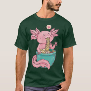 T-shirt Aolotl Girl Japonaise Style japonais Aolotl Ramen