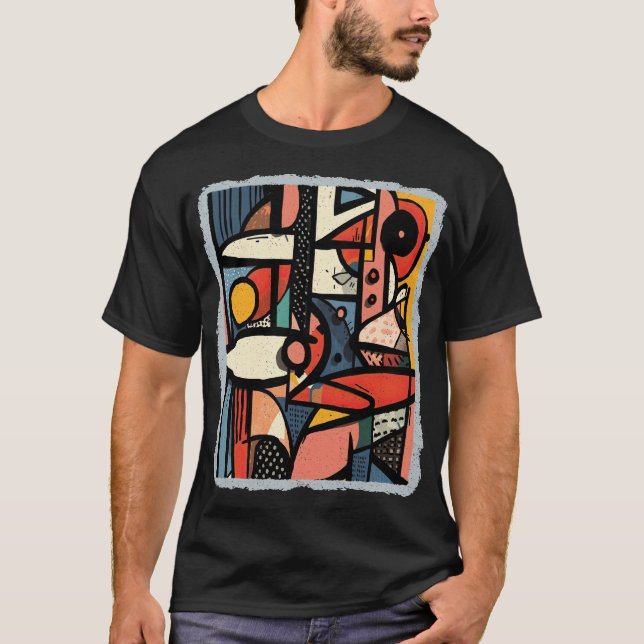T-shirt AOS_38 Art Abstrait (Devant)