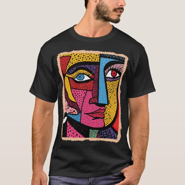T-shirt AOS_42 Art Abstrait (Devant)