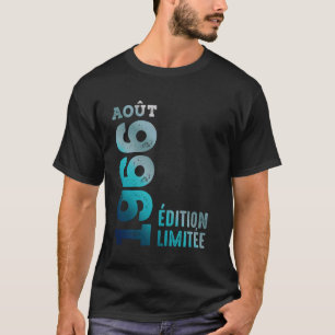 T-shirt Août 1966 Année rétro 1966 Vintage 1966 Limited E