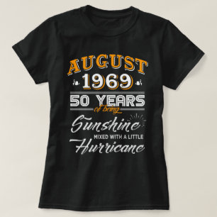 T-shirt Août 1969, 50 ans d'être soleil