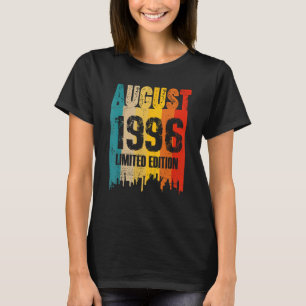 T-shirt Août 1996 27 Ans D'Être Impressionnant 1
