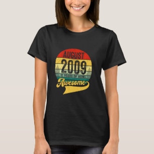 T-shirt Août 2009 12e anniversaire 12 ans