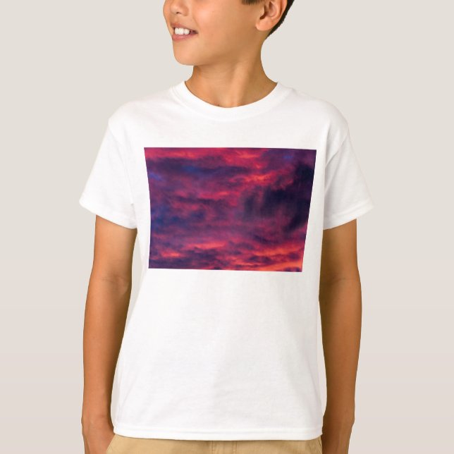 T-shirt août rouge (Devant)
