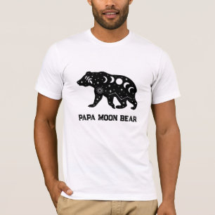 T-shirt *~* AP86 Céleste Lune Fête des pères à ours PAPA