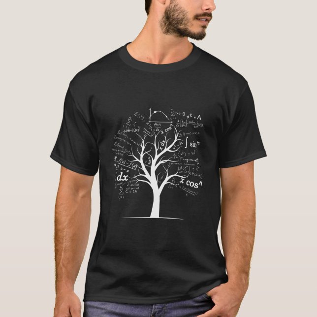 T-shirt Ap Calculus Algebra Tree Math Teacher Nerd Geek (Devant)