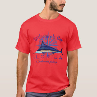 T-shirt Apalachicola Bay Floride Sailfish Billfish Saltwat