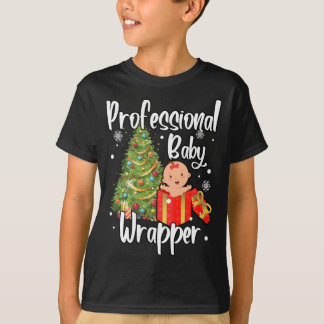T-shirt APDL Professionnel Baby Wrapper Funny Christmas