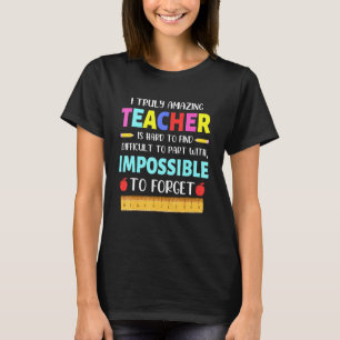 T-shirt Apdv Remerciement de Professeur Véritablement Incr