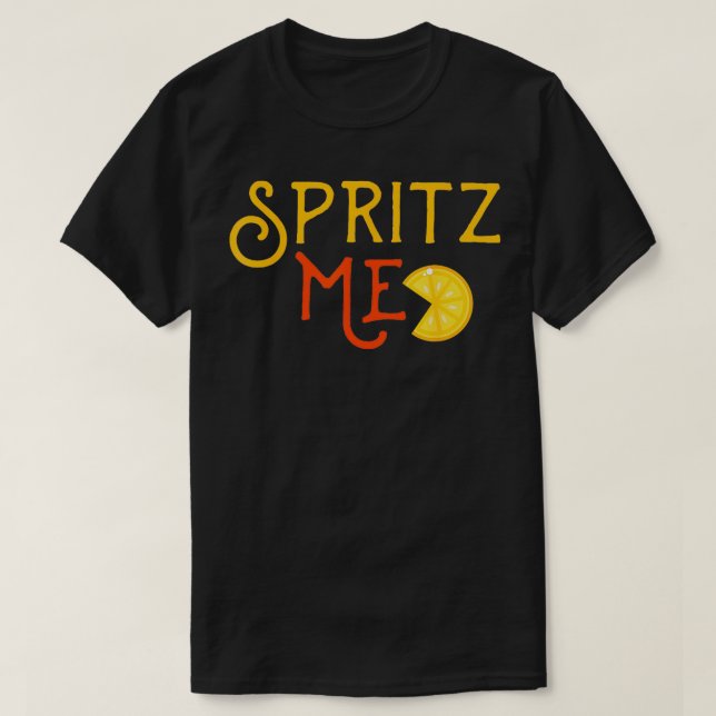 T-shirt Aperol Spritz Cocktail Party Alcool Boisson été (Design devant)