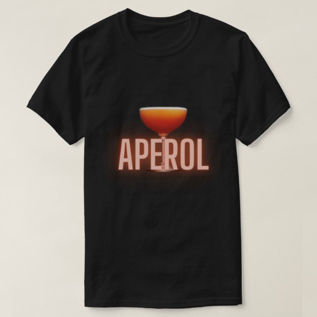 T-shirt Aperol Trinkglas (Design devant)
