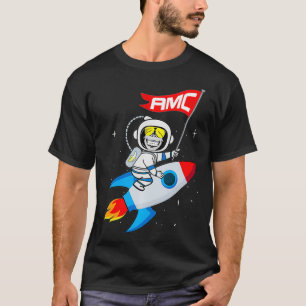 T-shirt Apes À La Lune $AMC Short Squeeze