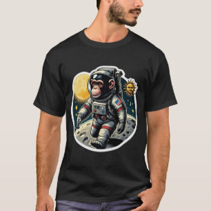 T-SHIRT APES EN MARCHE SPATIALE SUR LA LUNE 10