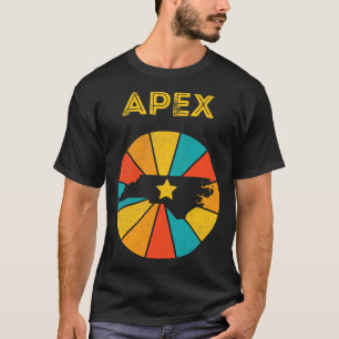 T-shirt Apex North olina Vintage Souvenir déshabillé 1