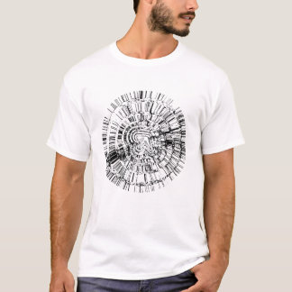 T-shirt Aphex Twin Collapse EP Album White Design