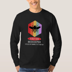 T-shirt Apiculture drôle apiculture Attention apiculteur