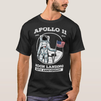 T-shirt Apollo 11 50e anniversaire Chemise Lune Landing Ca