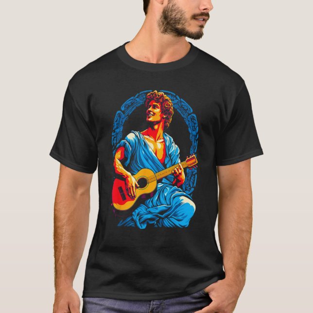 T-shirt Apollon La mythologie grecque Dieu de la musique (Devant)