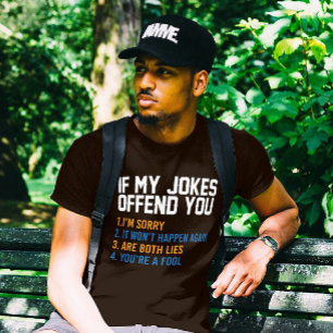 T-shirt Apologie sarcastique Tee : Humour candide