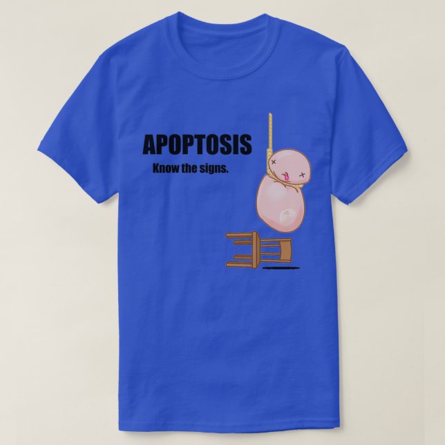 T-shirt Apoptosis Veille sensibiliser (Design devant)