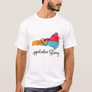 T-shirt Appalaches fort - ouragan Helene Disaster Reli
