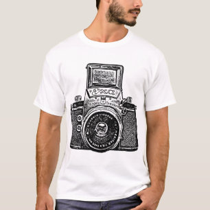 T-shirt Appareil-photo Allemand de l'Est géant - noir