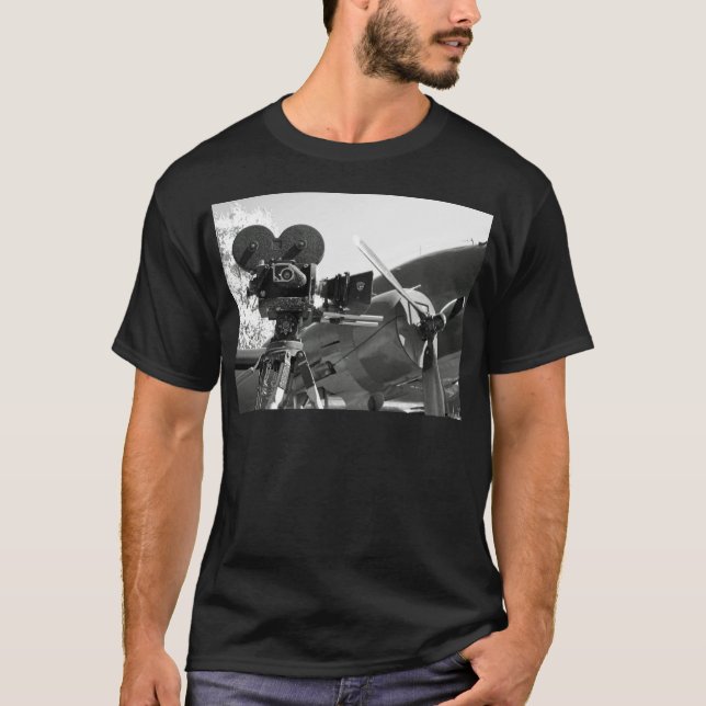 T-shirt Appareil-photo de film de Mitchell DC-3 (Devant)